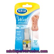 Scholl Velvet Smooth Aceite Para Uñas Con 7 Aceites Nutritivos Y Vitamina E Frasco 75 Ml