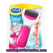 Scholl Velvet Smooth Lima Electrónica Rosa Con Diamond Crystals Blister 1 Unidad