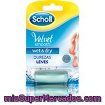 Scholl Velvet Smooth Recambio Lima Durezas Leves Wet & Dry Blister 2 Unidades