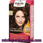 Schwarzkopf Palette Tinte Intense Color Cream Castaño Medio Chocolate Nº 3.65 Coloración De Cuidado Intensivo Caja 1 Unidad