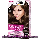 Schwarzkopf Palette Tinte Perfect Gloss Color Nº 365 Chocolate Oscuro Con Acondicionador De Jojoba Caja 1 Unidad Sin Amoniaco