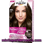 Schwarzkopf Palette Tinte Perfect Gloss Color Nº 400 Castaño Helado Con Acondicionador De Jojoba Sin Amoniaco Caja 1 Unidad