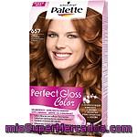 Schwarzkopf Palette Tinte Perfect Gloss Color Nº 657 Canela Tentador Con Acondicionador De Jojoba Sin Amoniaco Caja 1 Unidad