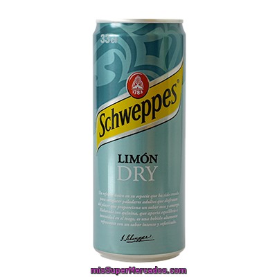 Schweppes Limon Dry Lata 33 Cl