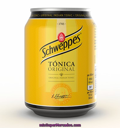 Schweppes Tónica Lata 25 Cl