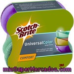 Scotch Brite Estropajo Comfort Universal Color Salvauñas Envase 2 Unidades