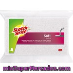 Scotch Brite Estropajo Fibra Baño Soft Para Todas Las Superficies Envase 1 Unidad