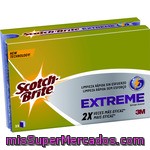 Scotch Brite Estropajo Salvauñas Con Fibra Extreme Envase 2 Unidades