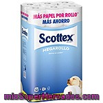 Scottex Papel Higiénico Megarollo Formato Ahorro Paquete 36 Rollos