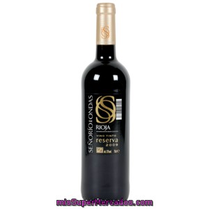 Señorio De Ondas Vino Tinto Reserva Do Rioja Botella 75 Cl
