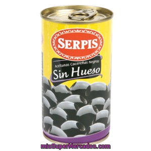 Serpis Aceituna Negra S/h Lata 140gr