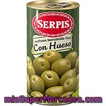 Serpis Aceitunas Manzanilla Con Hueso Lata 185 G Neto Escurrido