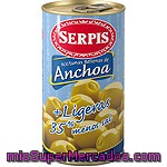 Serpis Aceitunas Rellenas De Anchoa Ligeras Lata 150 G Neto Escurrido