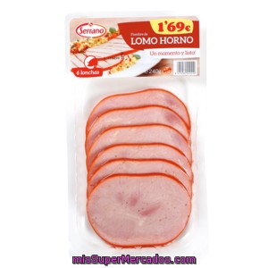 Serrano Fiambro De Lomo Horno Envase 6 Uds 240 Gr