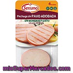 Serrano Pechuga De Pavo Adobada 4 Unidades Envase 200 G