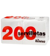 Servilleta De Papel Renova 200 Unid. - Blanca Renova 1 Ud.