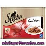 Sheba Cuisine Selección De Carnes En Salsa Envase 340 G