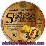 Sheese Creamy Queso Para Untar Sabor Ajo Y Finas Hierbas 100% Sin Lactosa Envase 255 G
