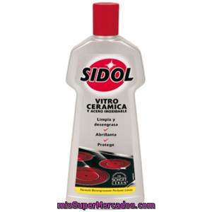 Sidol Limpiador Vitrocerámica Crema Botella 200 Ml