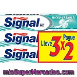 Signal Pasta Dentífrica Micro Gránulos Pack 3 Tubo 75 Ml