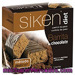 Siken Diet Método Dietline Barritas De Chocolate Caja 5 Unidades