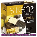 Siken Diet Método Dietline Barritas De Coco Banana Caja 5 Unidades