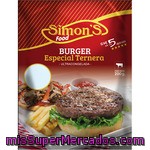 Simon's Hamburguesa Especial Ternera Envase 200 G