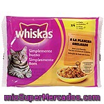 Simple Bueno De Ave A La Plancha Whiskas, Pack 4x85 G