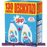 Skip Detergente Máquina Líquido Active Clean Pack 2 Botella 65 Dosis