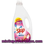 Skip Detergente Máquina Líquido Fragancia Mimosín Con Flores De Tiaré & Frutos Rojos Botella 74 Dosis