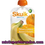 Skuik 100% Natural Platano Y Calabaza Envase 110 G