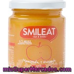 Smileat Tarrito De Manzana Y Naranja 100% Ecológico Sin Gluten Y Sin Azúcares Añadidos Tarro 230 G