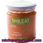 Smileat Tarrito De Pera Y Manzana 100% Ecológico Sin Gluten Y Sin Azúcares Añadidos Tarro 230 G