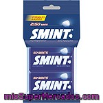 Smint Caramelo Duros Sin Azúcar Sabor Peppermint Formato Ahorro Pack 2 X 50 Unidades Bolsa 70 G