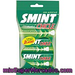 Smint Chicles Sabor Hierbabuena Sin Azúcar Pack 2 Latas X 18 Unidades Bolsa 43 G