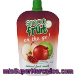 Smoofruit Snack De Fruta Bajo En Calorías Sabor Manzana Y Granada Formato Pouche 120 G