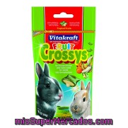 Snack Crossys Frutas Conejo Enano Vitakraft 50 Gr.