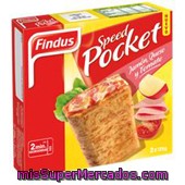 Snack Jamón Y Queso Speed Pocket De Findus 250 Gramos