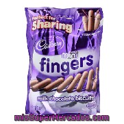 Snack Mini Finguers De Chocolate Con Leche Cadbury 125 G.