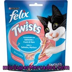 Snack Para Gato Twist De Salmón&marisco Félix, Sobre 50 G