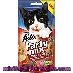 Snack Para Gatosparty Mix Grill Felix 60 Gr.