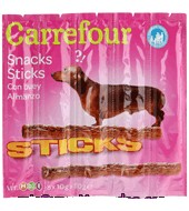 Snack Para Perro Carrefour Pack 5x10 Gr.