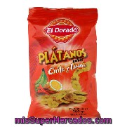 Snack Plátanos Sabor Chile Y Limón El Dorado 100 G.