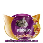 Snacks Para Gatos Temptations Con Pollo 60 Gr