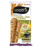 Snatts Palitos Con Soja Y Olivas 60g