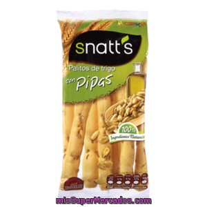 Snatts Palitos Trigo Con Pipas Paquete 62 Grs