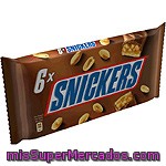 Snickers Chocolatinas Pack 6 Unds. 50 G