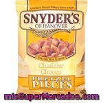 Snyder's Of Hanover Snacks Salados De Trocitos De Pretzels Con Queso Cheddar Bolsa 125 G
