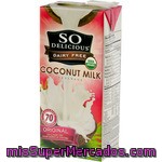 So Delicious Leche De Coco Envase 1 L