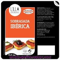 Sobrasada  Iberica Untar, L'illa, Tarrina 250 G